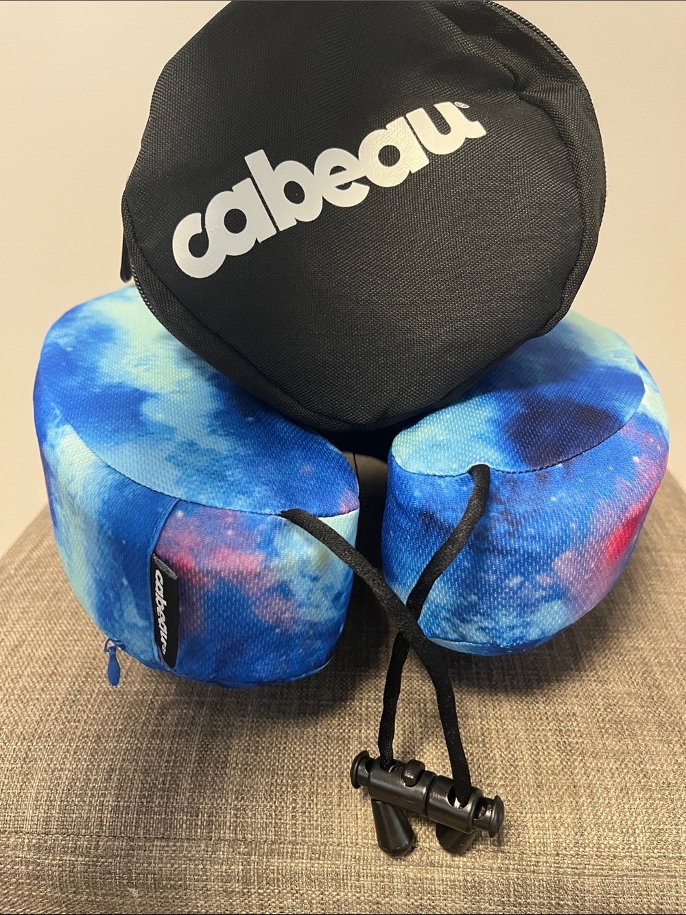 Cabeau Blue Galaxy Memory Foam Travel Neck Pillow
